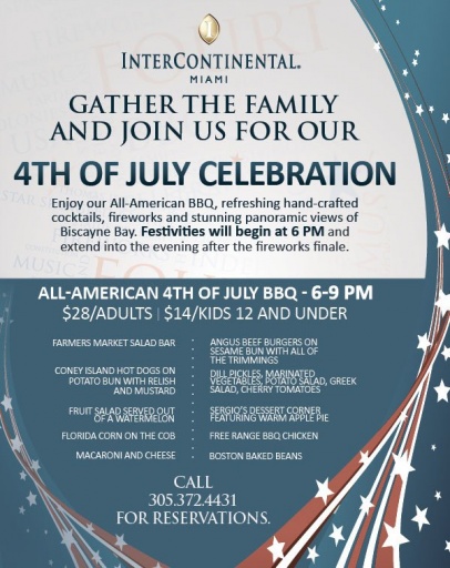 Fourth of July at InterContinental Miami